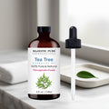 MAJESTIC PURE Tea Tree Essential Oil | 100% Pure and Natural Oil | Therapeutic Grade Essential Oils for Hair Care Home Diffusers Skin Aromatherapy Massage and Humidifiers | 4 Fl Oz
