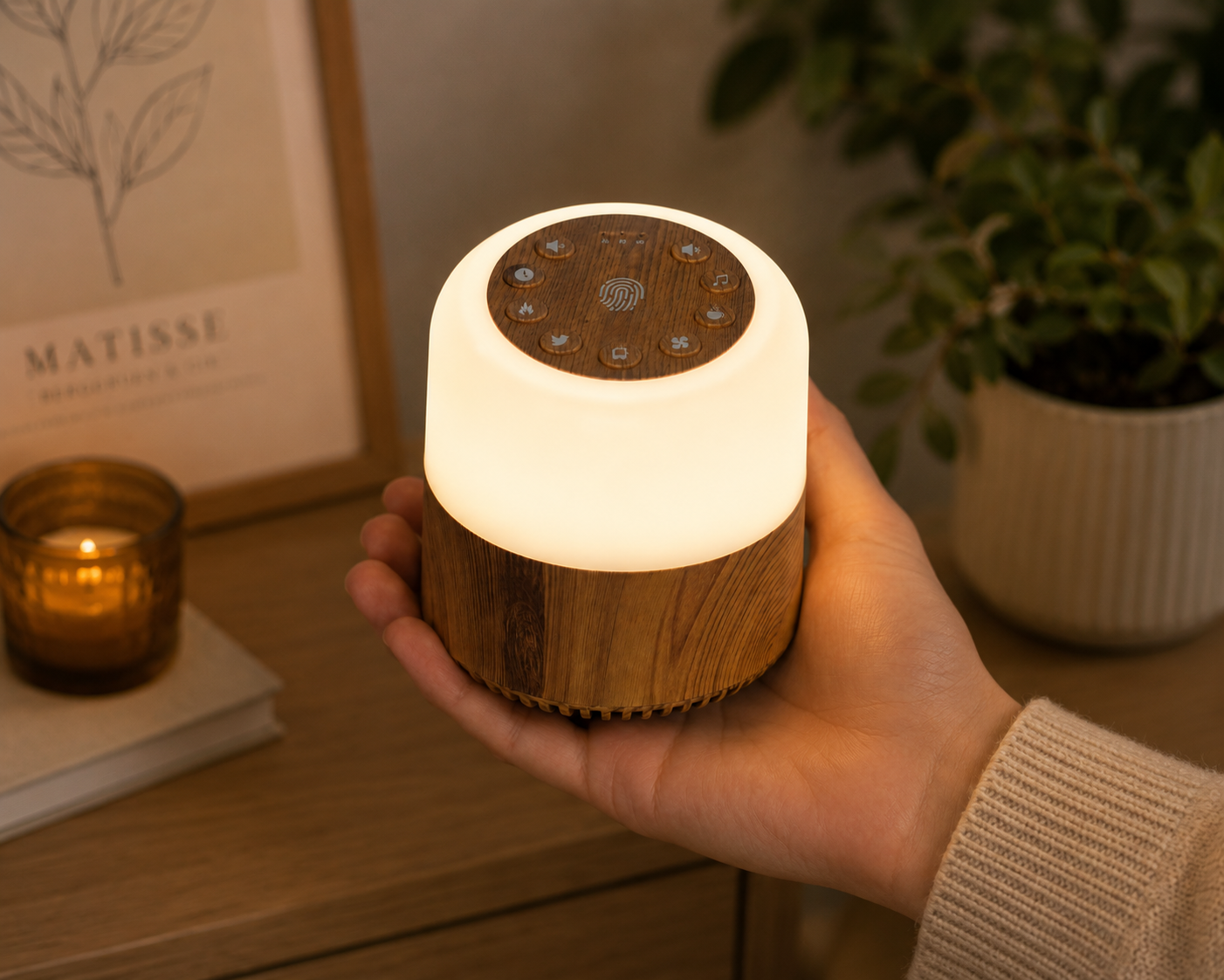Serenity Sleep Station: 32 Sounds, 9 Light Colors, Timer