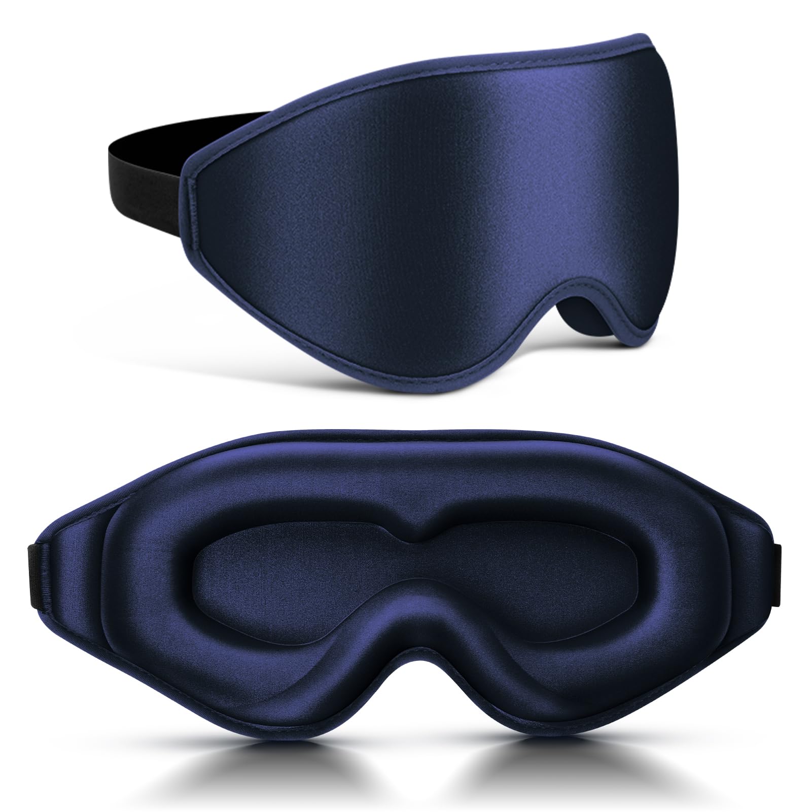 Complete Darkness 3D Eye Mask with Zero-Pressure Contour
