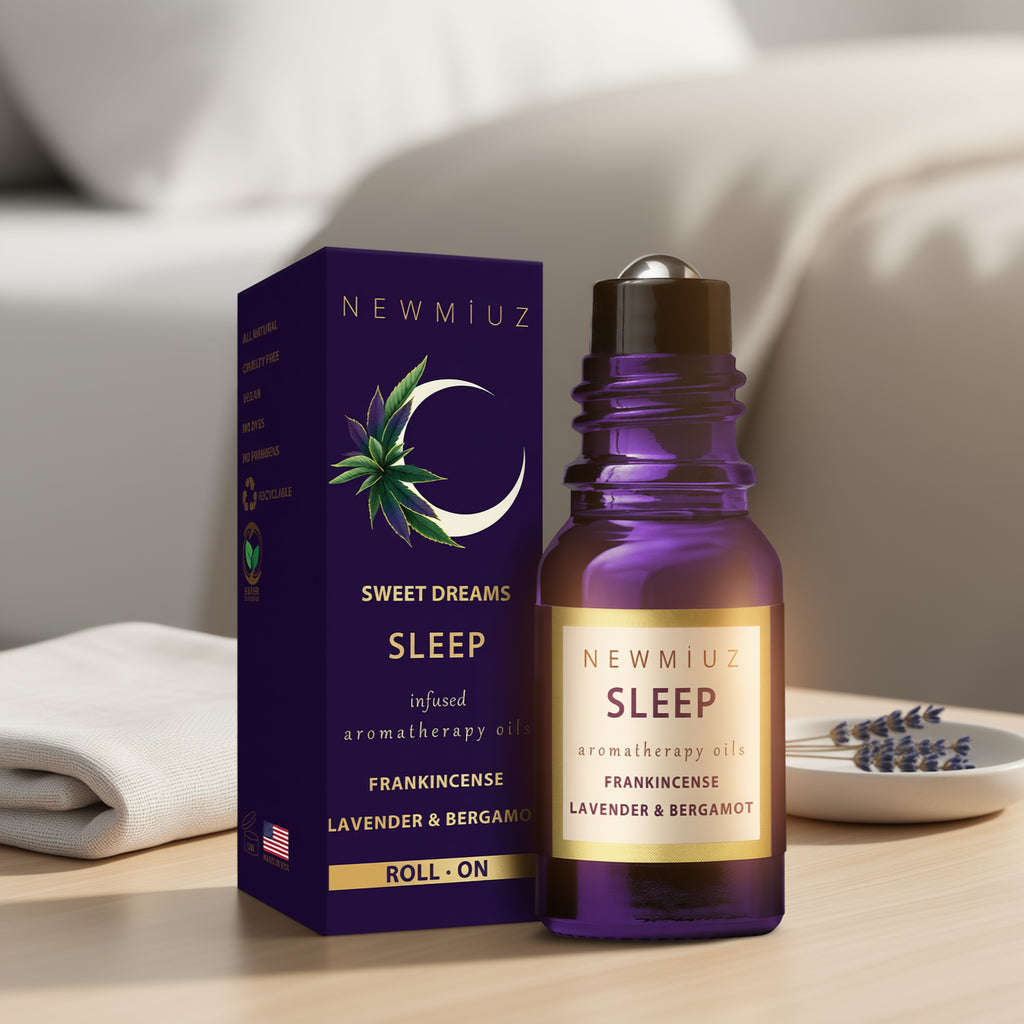Calm Sleep Aromatherapy Roller | Lavender, Bergamot & Frankincense Blend