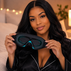 3D Total Blackout Sleep Mask | Memory Foam Contoured Eye Mask for Deep Sleep