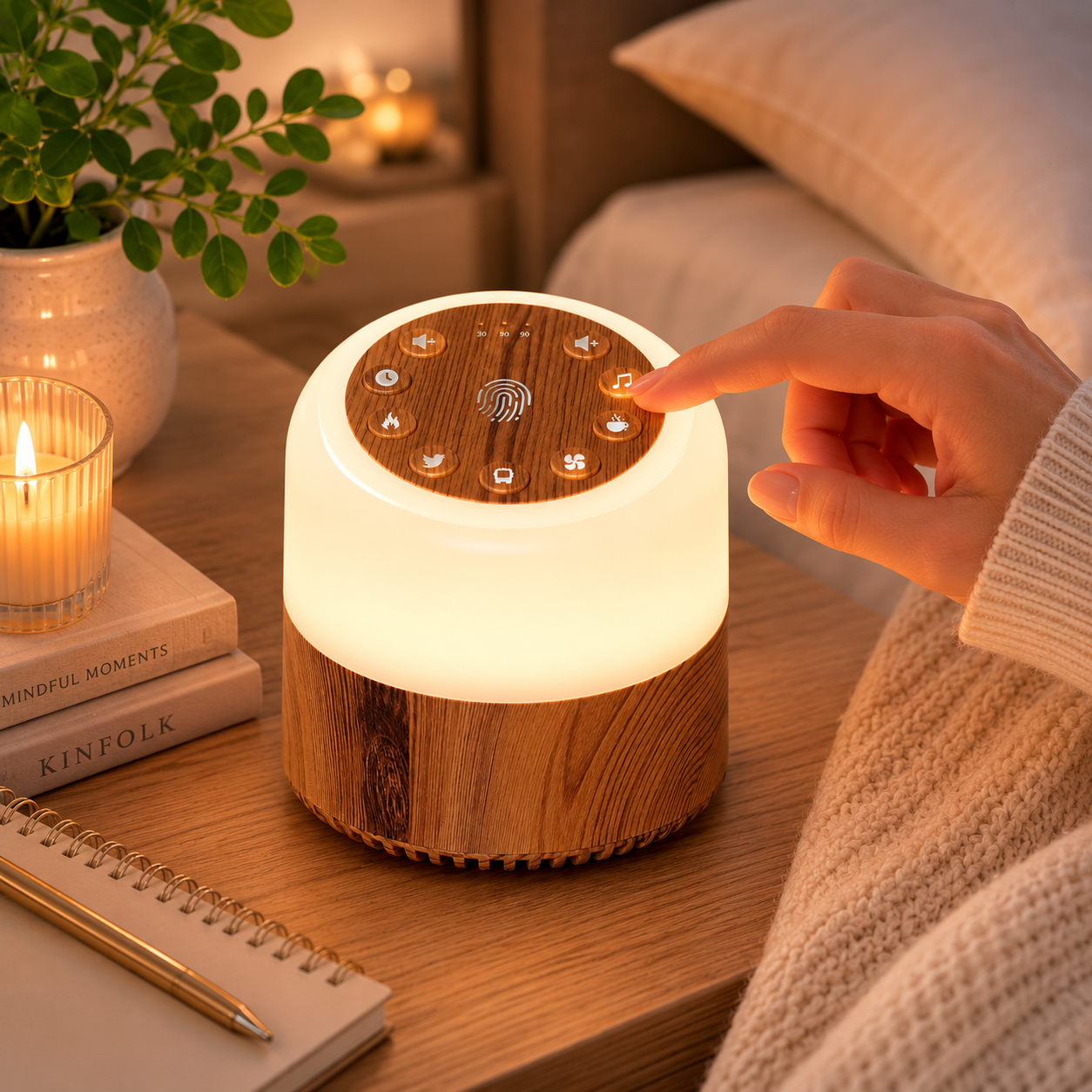 Serenity Sleep Station: 32 Sounds, 9 Light Colors, Timer