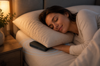 BoneWave Sleep Pillow Speaker — Bluetooth Bone Conduction for Side Sleepers