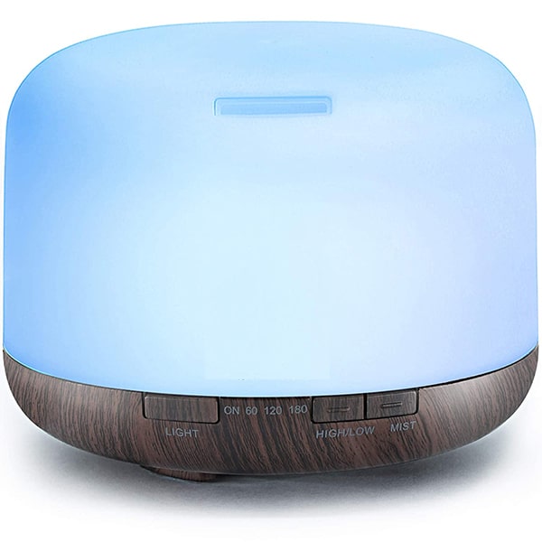 Multi-Color Ultrasonic Aromatherapy Diffuser with Remote