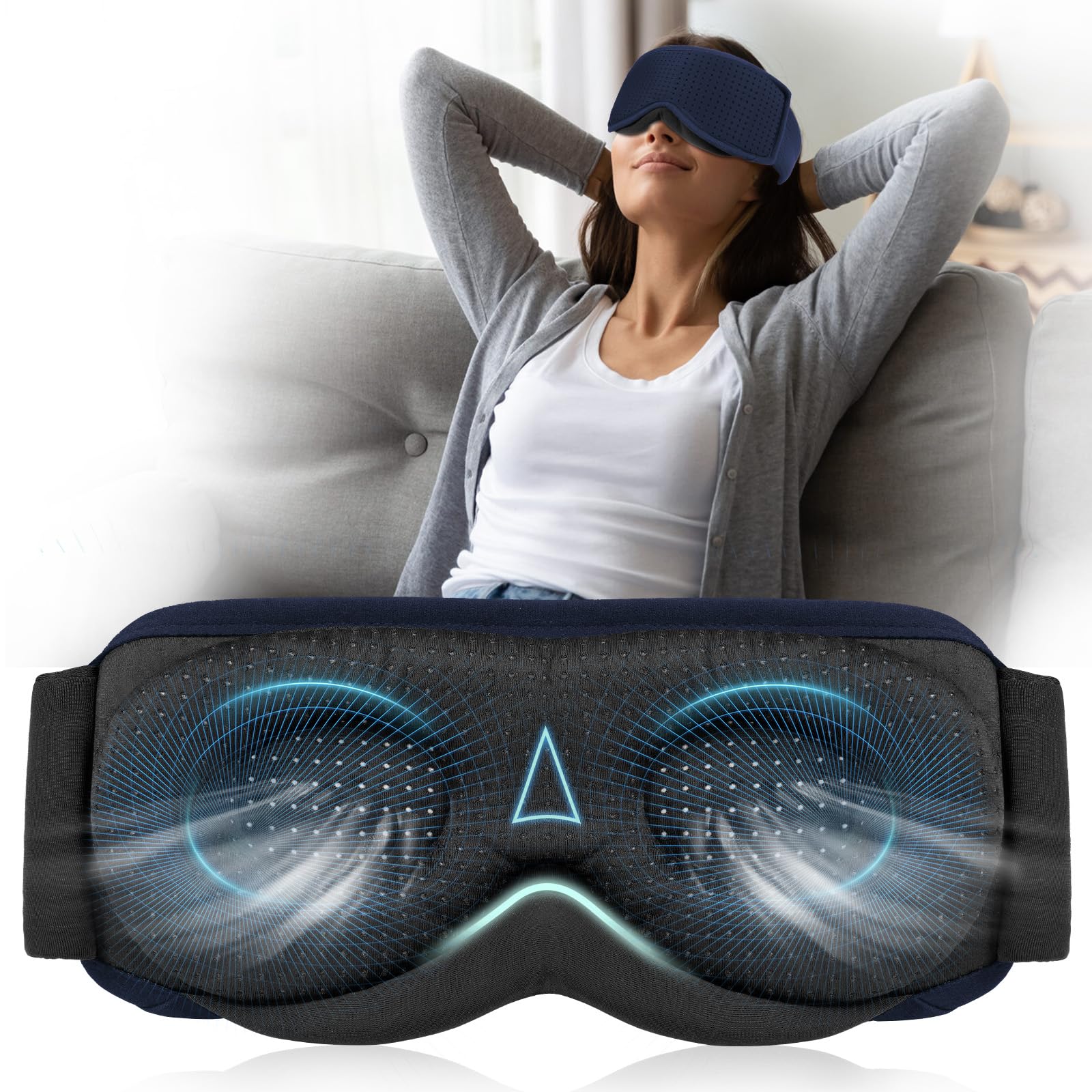 3D Ultra-Comfort Sleep Mask for Side Sleepers
