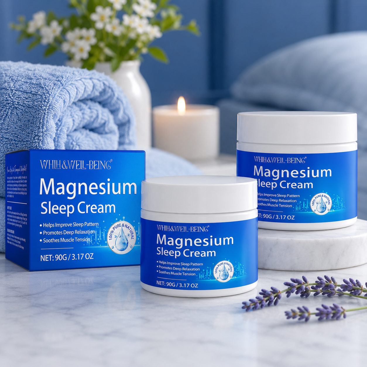 Magnesium Bliss Foot Cream — Soothing 2-Pack
