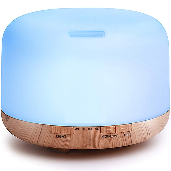 Multi-Color Ultrasonic Aromatherapy Diffuser with Remote