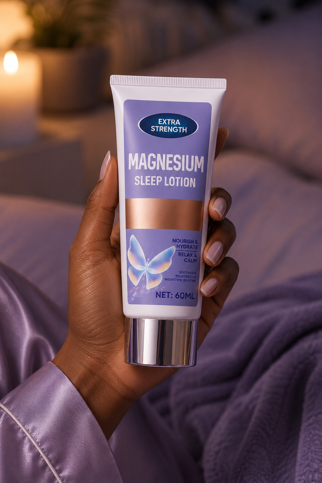 Magnesium Sleep Cream | Soothing Overnight Muscle & Stress Relief