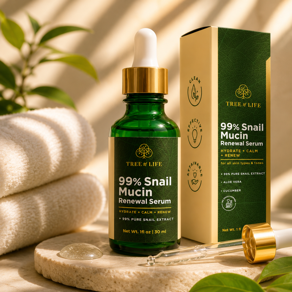 Snail Mucin Hydration Serum | 99% Pure Extract with Aloe & Cucumber 1 fl oz