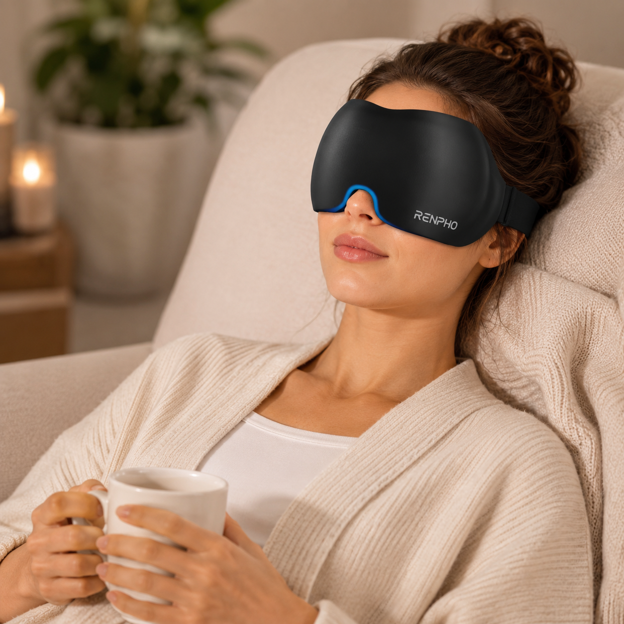 Migraine Relief Hat — 360° Cold & Hot Therapy, Light-Blocking, FSA/HSA Eligible