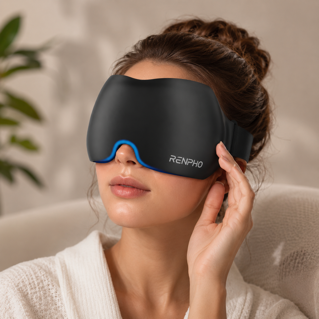 Migraine Relief Hat — 360° Cold & Hot Therapy, Light-Blocking, FSA/HSA Eligible