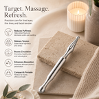 Acupressure Massager for Migraine & Tension Relief — Dual-Head, Drug-Free, Portable