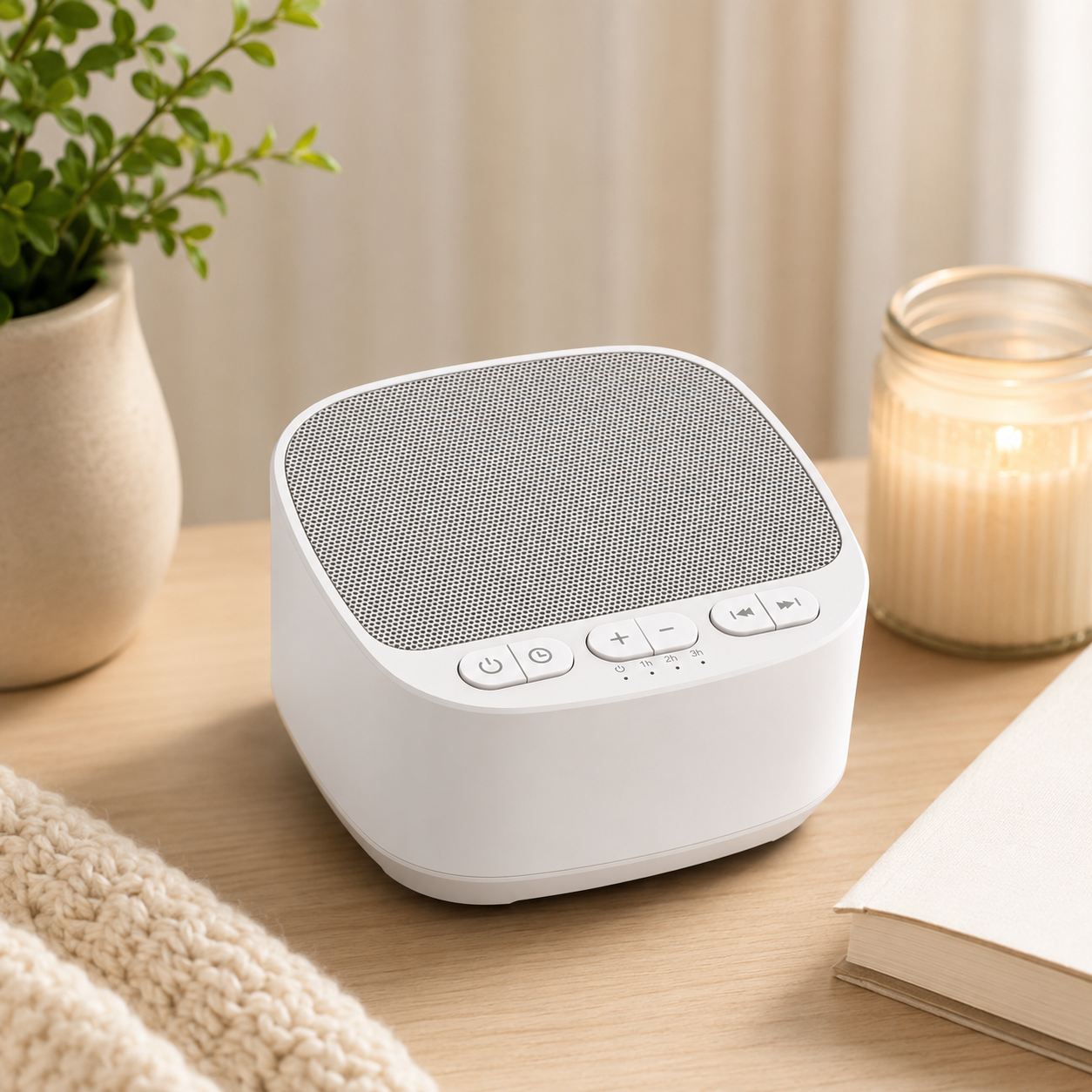 Serenity Sleep Sound Machine – 40 Non-Looping Sounds & Memory Function