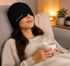 360° Gel Migraine Relief Cap — Full-Head Cold & Hot Therapy, Drug-Free, One Size Fits All
