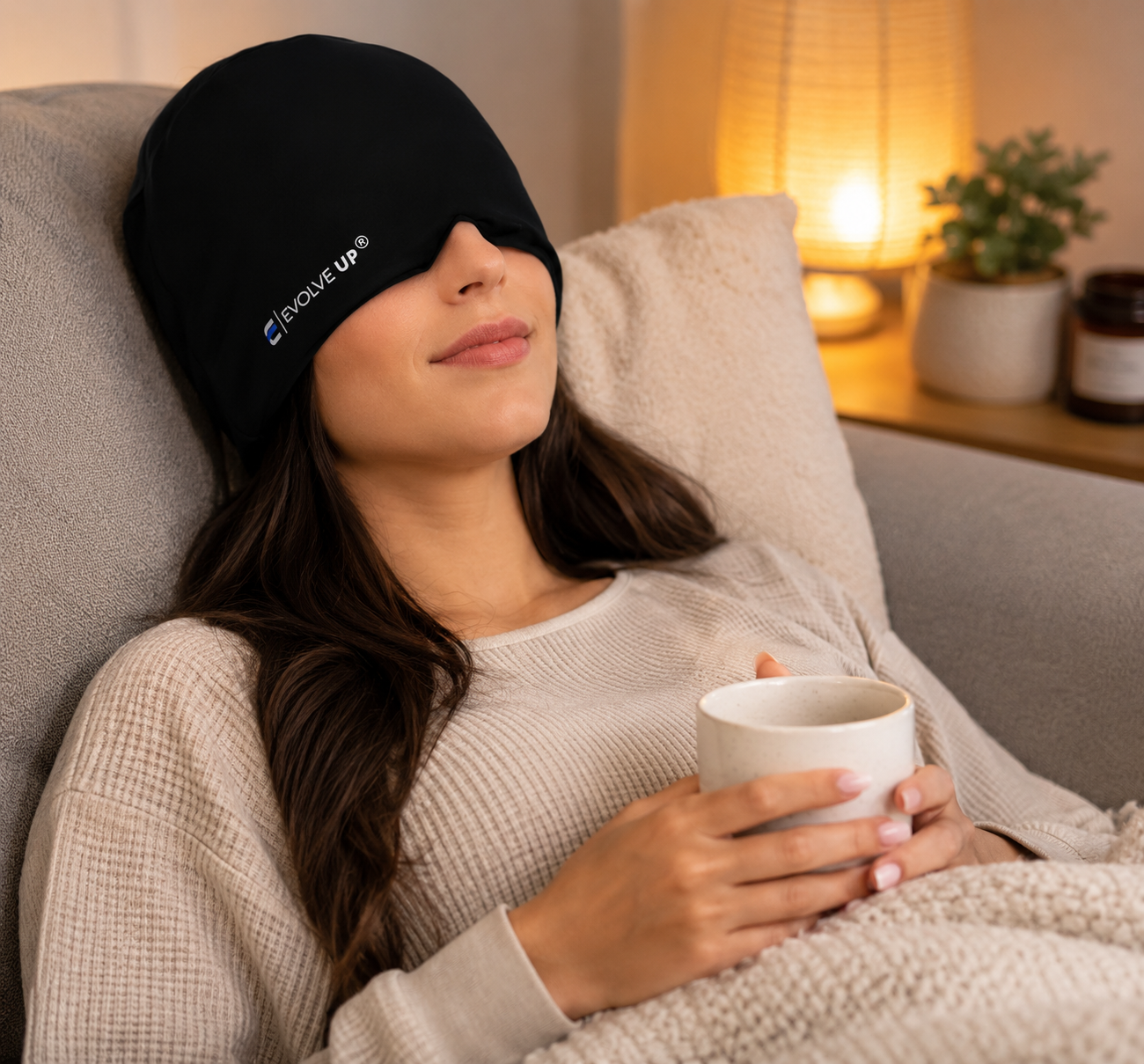 EVOLVE UP 360 Gel Migraine Relief Ice & Heat Cap