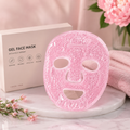 Gel Bead Face Mask for Puffiness & Pain Relief — Hot & Cold Therapy, Reusable