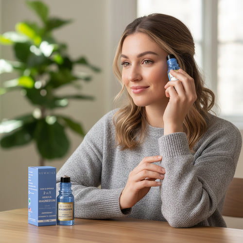 Arnica & Magnesium Headache Relief Roll-On — Peppermint, Lavender & Eucalyptus