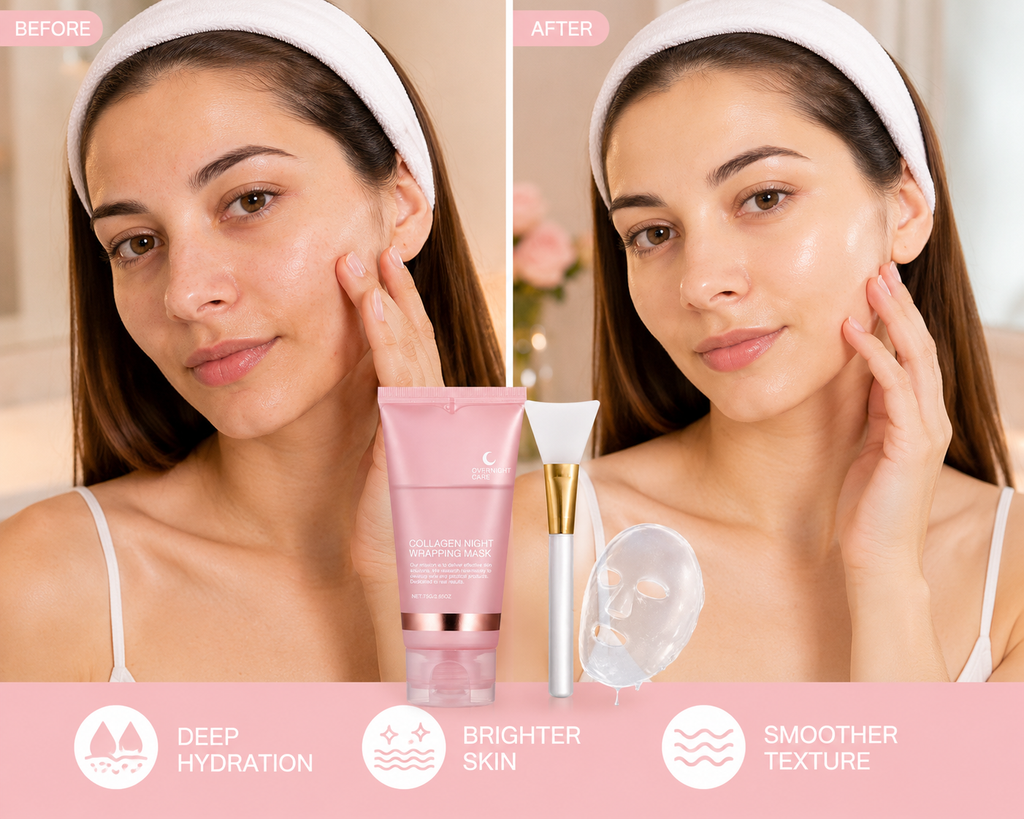Collagen Renew Overnight Peel Off Mask with Brush - 2.65 fl.oz