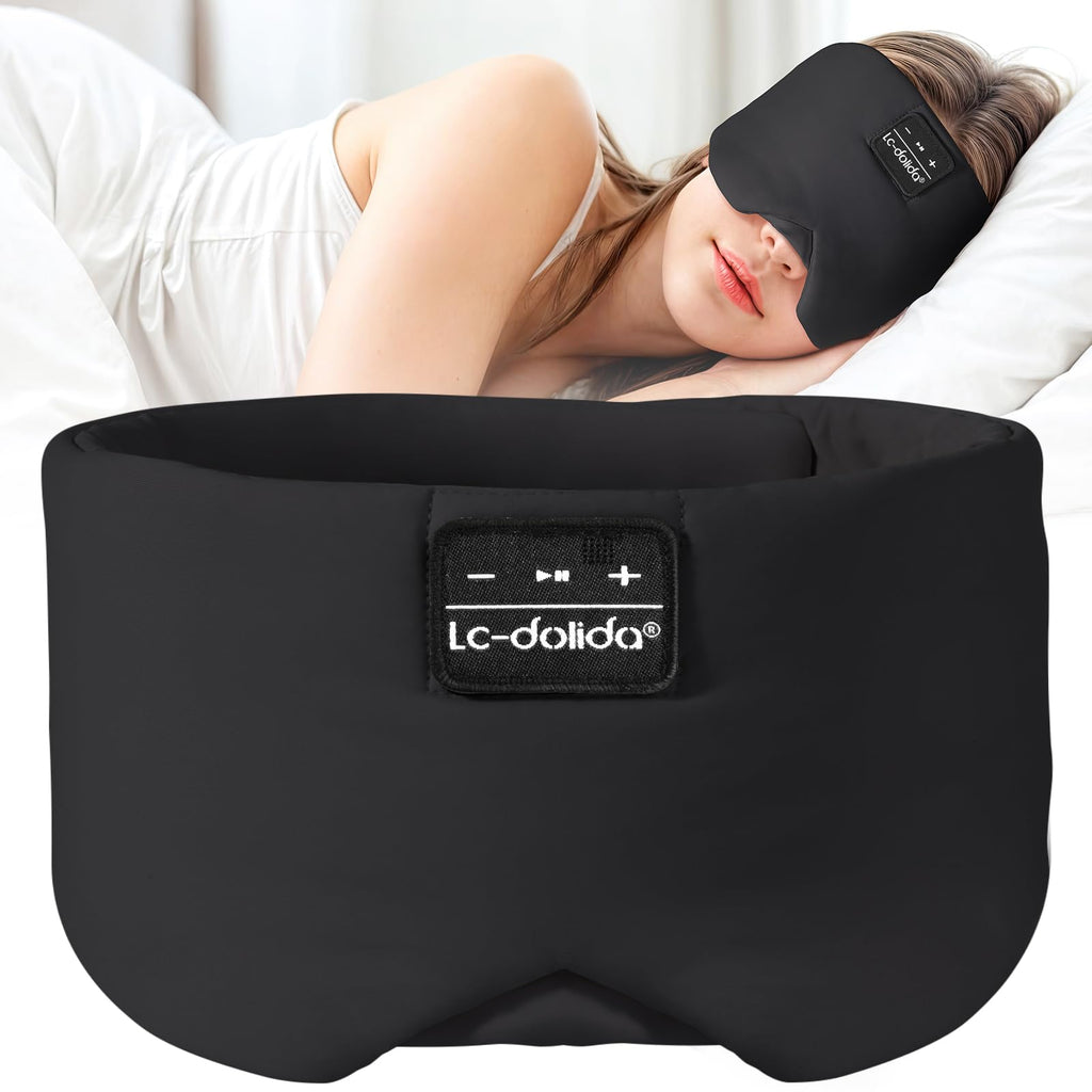 SilkTunes Ice Silk Sleep Mask with Bluetooth 5.4