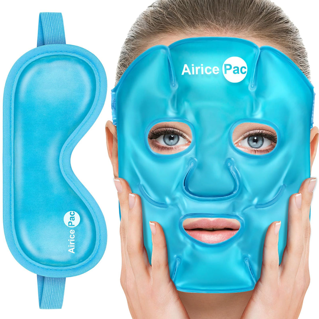 AirRelief Ice Face Mask & Cooling Eye Pad