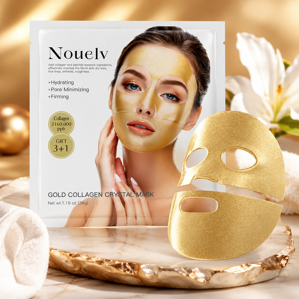 24K Gold Overnight Hydration Mask | Bio Collagen Anti-Aging Face Mask (2-Pack)