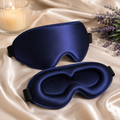 FlyCoco 3D Contoured Blackout Sleep Mask | Zero Eye Pressure | Memory Foam