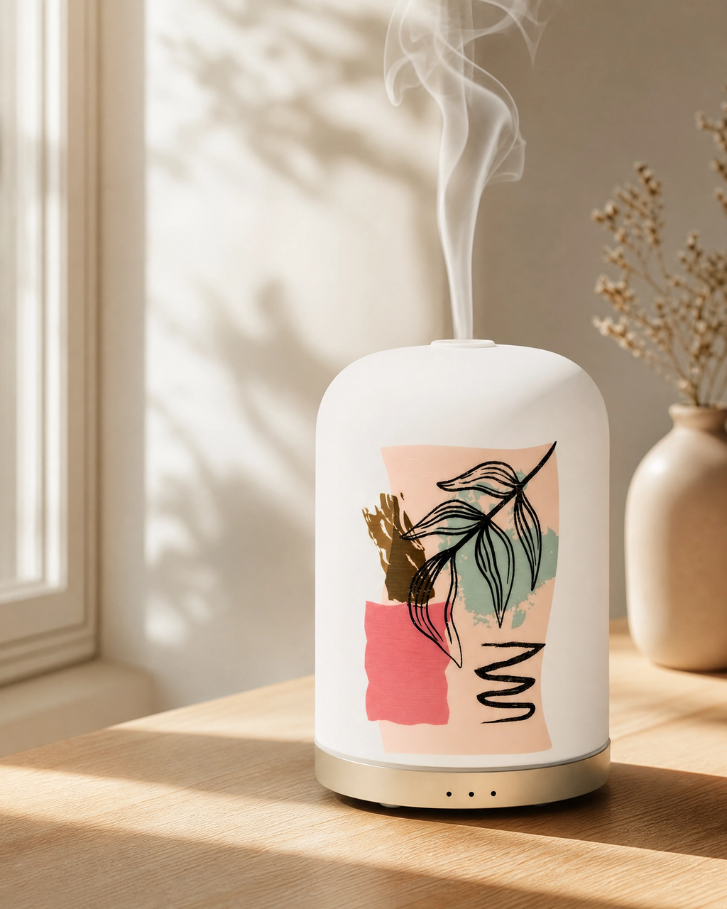 Handmade Ceramic Essential Oil Diffuser | 110ml Ultrasonic Aromatherapy Diffuser