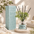 Bamboo Essence Reed Diffuser Set | 90-Day Fragrance with Real Flowers & Gift Box