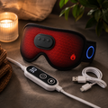 3-in-1 Heated Bluetooth Sleep Mask — Wireless Audio, Heat Therapy & Total Blackout for Deep Sleep