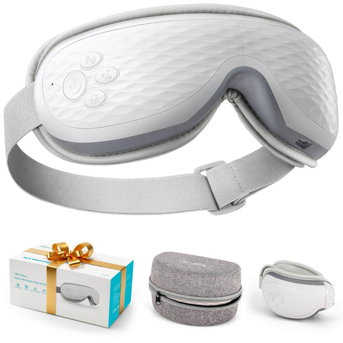 ALLJOY Heated Eye Massager with Bluetooth for Migraine Relief