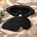 Total Blackout 3D Sleep Mask | Ultra-Light Contoured Eye Mask for Deep Sleep