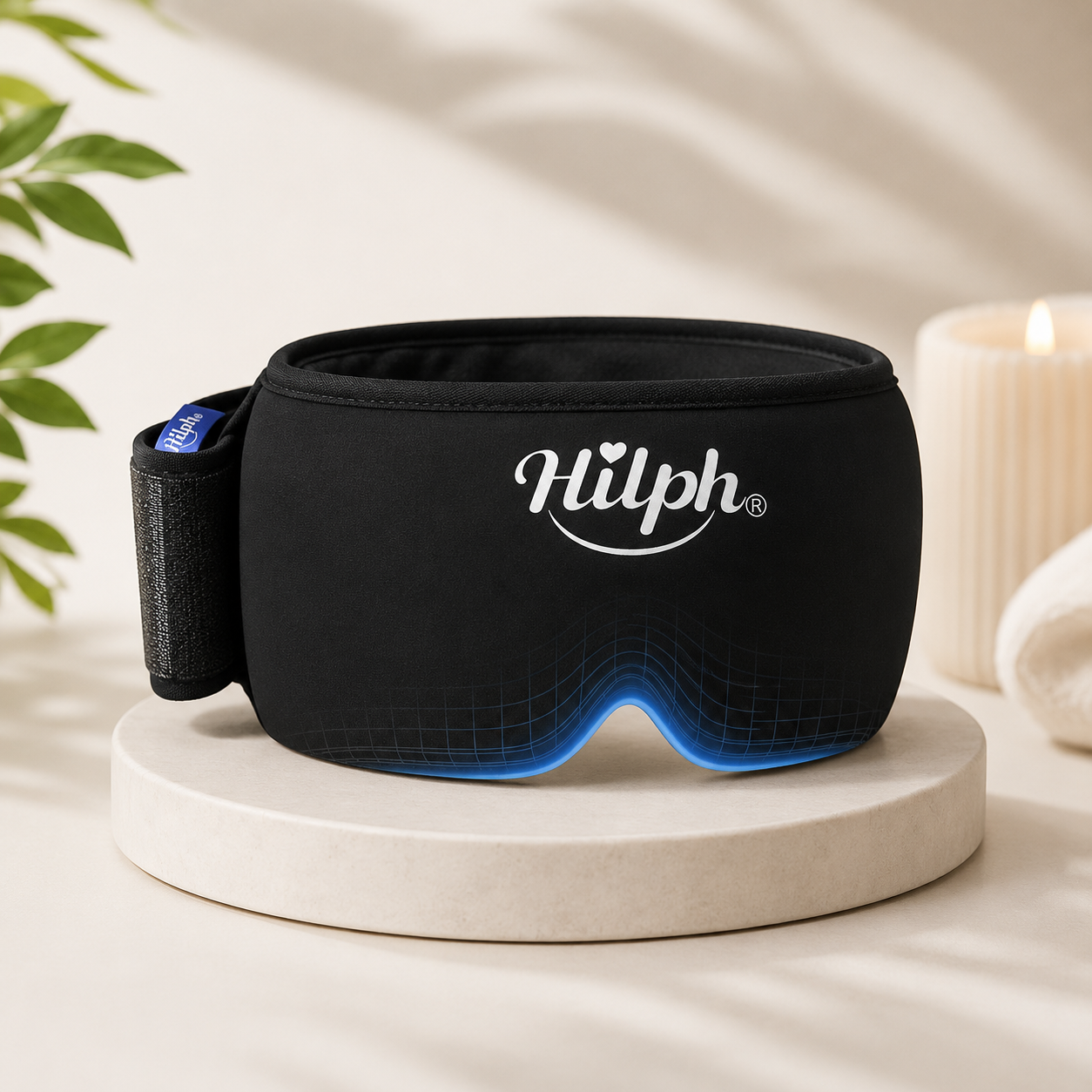 Headache & Migraine Ice Wrap — 360° Adjustable Gel Compression, Hot & Cold Therapy, Drug-Free