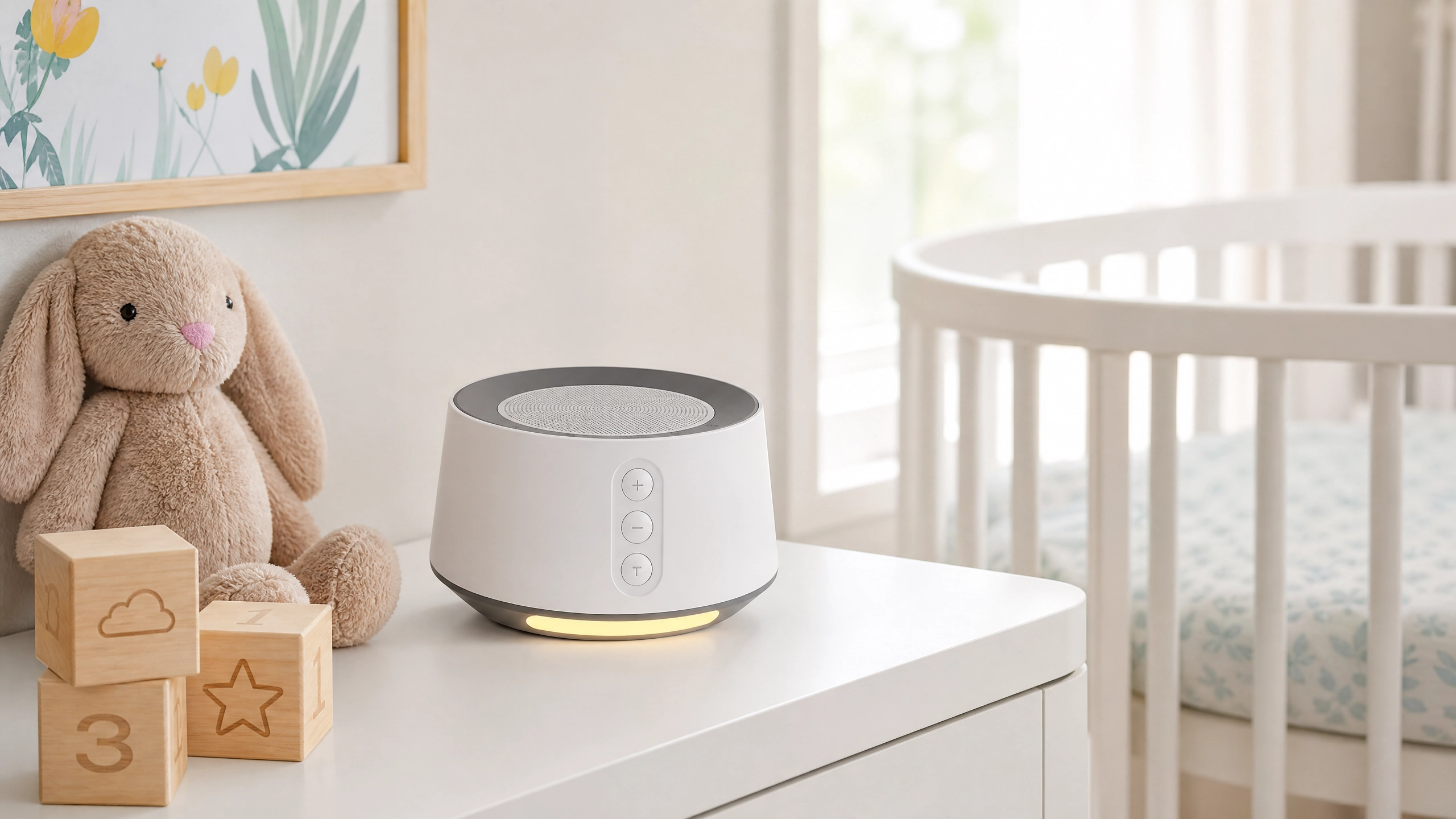 Fitniv DreamScape White Noise Sound Machine with Night Light